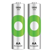 GP ReCyko 1300 mAh Ni-Mh 1.2 Volt AA Kalem Şarjlı Pil 2li Paket thumbnail 1