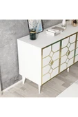 cantek dizayn ÇAĞLA KONSOL BEYAZ-ALTIN - 5