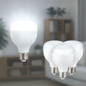 ZMR 20W 3’lü Kristal Camlı T-Bulb LED Ampul E27 6500K Beyaz Işık 1800lm - 2