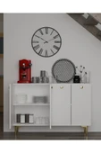 cantek dizayn BETTYCT MUTFAK KİLER DOLABI BEYAZ-BEYAZ-ALTIN - 1