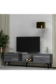 cantek dizayn PELLİN TV SEHPASI ANTRASİT-GÜMÜŞ thumbnail 2