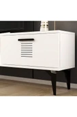 cantek dizayn ASSİMO TV ÜNİTESİ ŞÖMİNELİ TAKIM BEYAZ-BEYAZ - 2