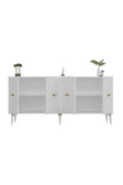 cantek dizayn Sintaa 180 Cm Konsol (KX180) Beyaz-beyaz thumbnail 5