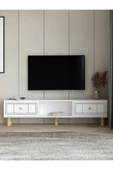cantek dizayn DARİOCT BOHEM TV SEHPASI BEYAZ-BEYAZ thumbnail 1