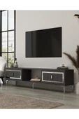 cantek dizayn ORİONCT TV SEHPASI ANTRASİT-GÜMÜŞ thumbnail 2