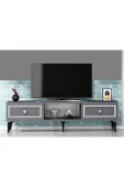 cantek dizayn Heerry Tv Sehpası Alt Modül Antrasit-gümüş thumbnail 1