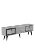 cantek dizayn Lidya Tv Stand Beyaz-gümüş thumbnail 6