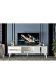 cantek dizayn VANNİA TV SEHPASI (ALT MODÜL) BEYAZ-ALTIN thumbnail 1