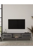 cantek dizayn ORİONCT TV SEHPASI ANTRASİT-GÜMÜŞ thumbnail 1