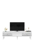 cantek dizayn PELLİN TV SEHPASI BEYAZ-GÜMÜŞ thumbnail 4