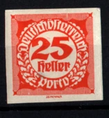 EABİ-Avusturya 1920 Dantelsiz Taxe Pulları 25 H (ws1353) - 1