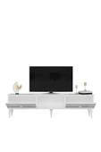 cantek dizayn PELLİN TV SEHPASI BEYAZ-GÜMÜŞ thumbnail 5