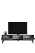 cantek dizayn Varrna Tv Sehpası Alt Modül Antrasit-antrasit - 5