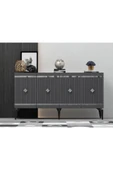 DEMONTE DECOR LENORRA KONSOL ANTRASİT-GÜMÜŞ - 1