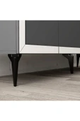DEMONTE DECOR SELLEN KONSOL ANTRASİT-BEYAZ - 6