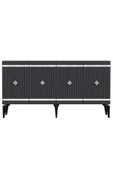 DEMONTE DECOR LENORRA KONSOL ANTRASİT-GÜMÜŞ - 5