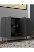 DEMONTE DECOR BETTYDD AYAKKABILIK ANTRASİT-ANTRASİT-ALTIN - 1