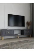 DEMONTE DECOR DARİODD BOHEM TV SEHPASI - ANTRASİT ANTRASİT - 2