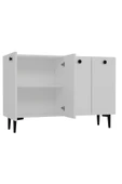 DEMONTE DECOR BETTYDD AYAKKABILIK BEYAZ-BEYAZ-SİYAH KULP - 5