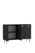 DEMONTE DECOR MOREDD OFİS EVRAK DOLABI ANTRASİT-ANTRASİT-GÜMÜŞ - 5