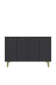 DEMONTE DECOR EFESDD AYAKKABILIK ANTRASİT-ANTRASİT-ALTIN - 2