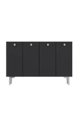 DEMONTE DECOR BETTYDD OFİS EVRAK DOLABI ANTRASİT-ANTRASİT-GÜMÜŞ - 2