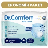 Dr ComfortYetişkin Emici Külot Medium 30'Lu 2 Paket 60 Adet - 1