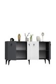 DEMONTE DECOR MİA KONSOL ANTRASİT-BEYAZ - 5