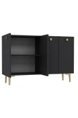 DEMONTE DECOR BETTYDD AYAKKABILIK ANTRASİT-ANTRASİT-ALTIN - 5
