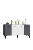 DEMONTE DECOR MİA KONSOL ANTRASİT-BEYAZ - 4