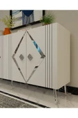 DEMONTE DECOR DOMİNODD(KB150) KONSOL BEYAZ-GÜMÜŞ - 3