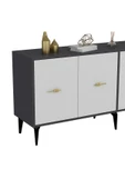 DEMONTE DECOR Sinta 180 Cm Konsol (KX180) Antrasit-beyaz thumbnail 5