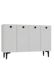 DEMONTE DECOR BETTYDD AYAKKABILIK BEYAZ-BEYAZ-SİYAH KULP - 3