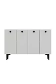 DEMONTE DECOR BETTYDD AYAKKABILIK BEYAZ-BEYAZ-SİYAH KULP - 2