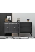 DEMONTE DECOR LENORRA KONSOL ANTRASİT-GÜMÜŞ - 4
