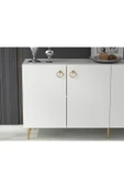 DEMONTE DECOR DROP KONSOL BEYAZ-ALTIN - 3