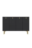 DEMONTE DECOR BETTYDD AYAKKABILIK ANTRASİT-ANTRASİT-ALTIN - 2