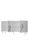 DEMONTE DECOR DOMİNODD(KB150) KONSOL BEYAZ-GÜMÜŞ - 5