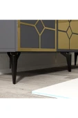 DEMONTE DECOR IRMAAK KONSOL ANTRASİT-ALTIN thumbnail 6
