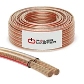PowerMaster PM-431 2X2.50 Şeffaf Kodlu 100 Metre Bakır Cu Hoparlör Kablosu - 1