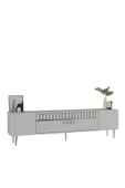 DEMONTE DECOR DEKOLP1DD TV SEHPASI BEYAZ-GÜMÜŞ - 4