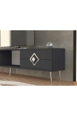 DEMONTE DECOR ROBBERDD TV SEHPASI ANTRASİT-GÜMÜŞ thumbnail 3