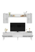 DEMONTE DECOR PELİN TV ÜNİTESİ TAKIMI BEYAZ-GÜMÜŞ - 6
