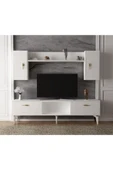 DEMONTE DECOR RÜYAM TV ÜNİTESİ TAKIMI BEYAZ-BEYAZ - 1
