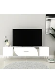 DEMONTE DECOR DEKOP2DD TV SEHPASI BEYAZ-GÜMÜŞ - 1