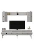 DEMONTE DECOR NORRA 180 CM TV ÜNİTESİ BEYAZ-GÜMÜŞ thumbnail 7