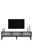 DEMONTE DECOR Karya 180 Cm Tv Sehpası Antrasit Gümüş thumbnail 6