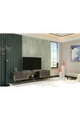 DEMONTE DECOR ARNODD TV SEHPASI ANTRASİT-ALTIN thumbnail 2