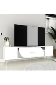 DEMONTE DECOR DEKOP2DD TV SEHPASI BEYAZ-GÜMÜŞ - 3