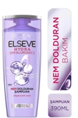 Elseve L'Oréal Paris Elseve Hydra [Hyaluronic] Nem Dolduran Şampuan 390 ml 2 Adet - 2